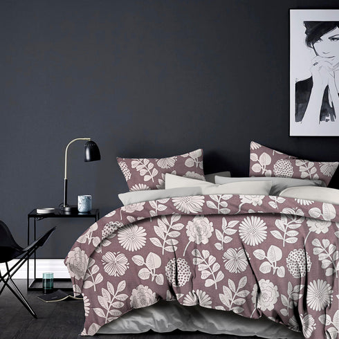 Cosmic Imported King Size Bed sheet set with 2 Pillow Covers by Florida